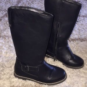 Girls size 11 Old Navy black boots